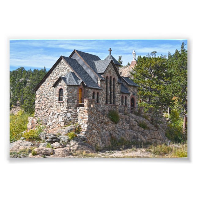 Chapel on the Rock, Allenspark, Colorado Photo Print (Front)