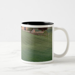 Chapel San Quirico d'Orcia, Tuscany, Italy Two-Tone Coffee Mug