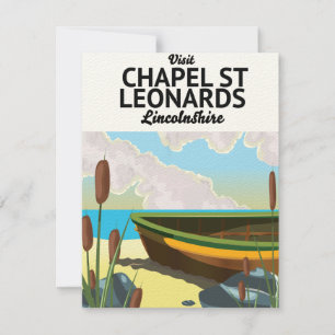 chapel st leonards,Lincolnshire holiday poster.