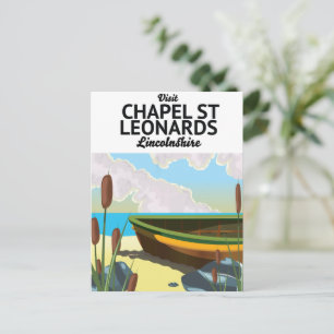chapel st leonards,Lincolnshire holiday poster. Postcard