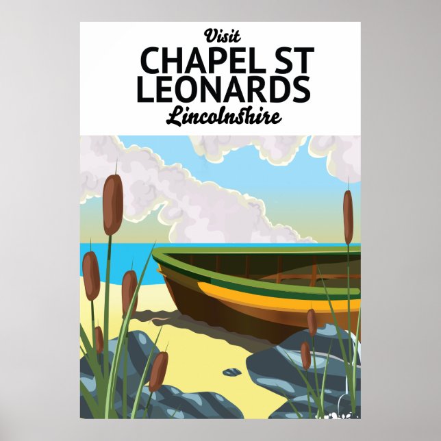 chapel st leonards,Lincolnshire holiday poster. Poster (Front)