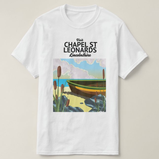 chapel st leonards,Lincolnshire holiday poster. T-Shirt (Design Front)