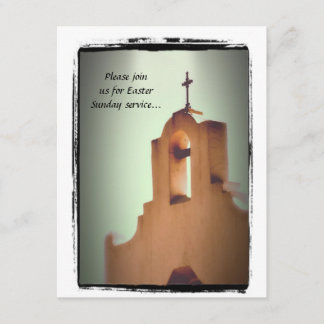 Chapel with Cross Church Easter Sunday Invitation