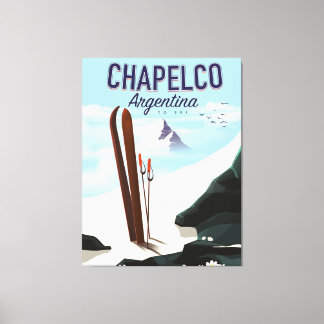 Chapelco Argentina to Ski Canvas Print