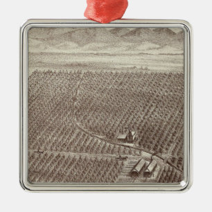 Chapin Fruit Ranch Metal Tree Decoration