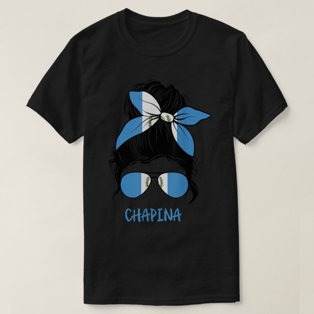 Chapina Guatemalan Chapina Guatemala woman girl  T-Shirt (Design Front)