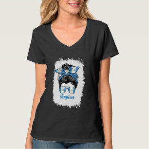Chapina Guatemalan Women Girls Guatemala Flag Girl T-Shirt