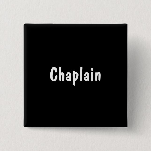 Chaplain 15 Cm Square Badge (Front)