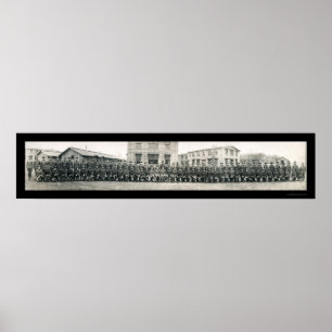 Chaplain Army School Photo 1918 Poster