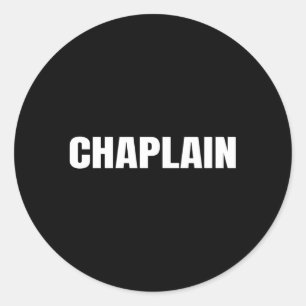 Chaplain Classic Round Sticker