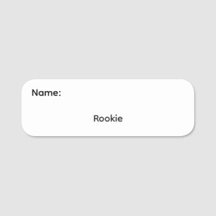 Chaplain Reusable Dry Erase Name Tag Magnetic