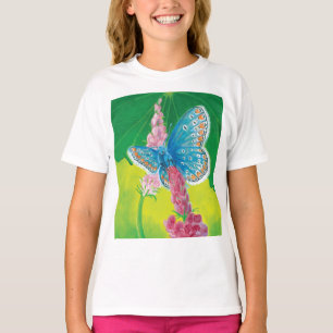 Chapmans blue butterfly (Polyommatus thersites) T-Shirt