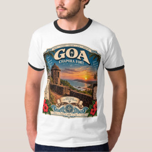Chapora Fort — Sunset Sentinel of Goa 🏰🌅 T-Shirt
