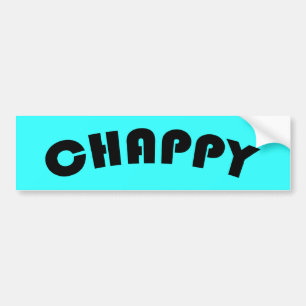Chappy Bumper Sticker