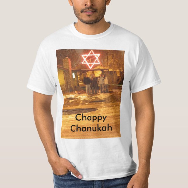 Chappy Chanukah T-Shirt (Front)