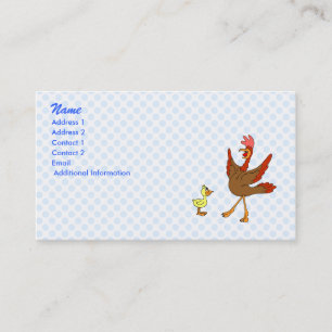 Chappy & Chippy chicken Business Card