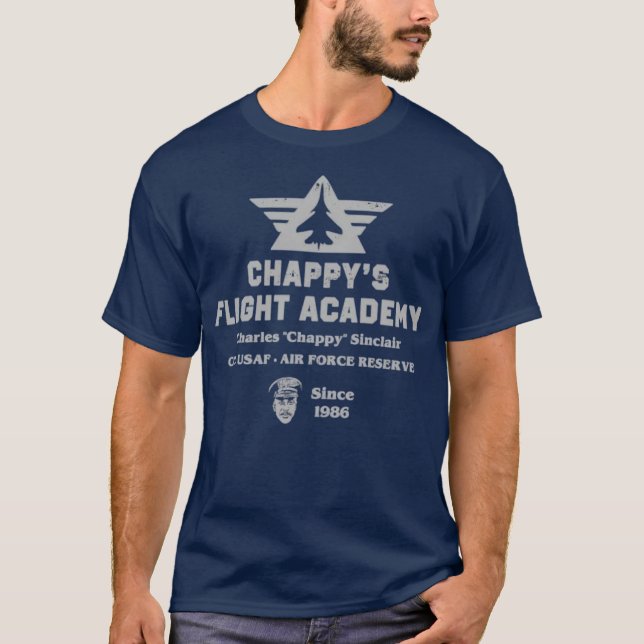 Chappy's Flight Academy - Iron Eagle T-Shirt (Front)