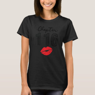Chapter 116 Lips Happy Birthday Leopard 116 Years T-Shirt