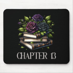 Chapter 13 13th Birthday Girls Book Lovers Gothic  Mouse Mat