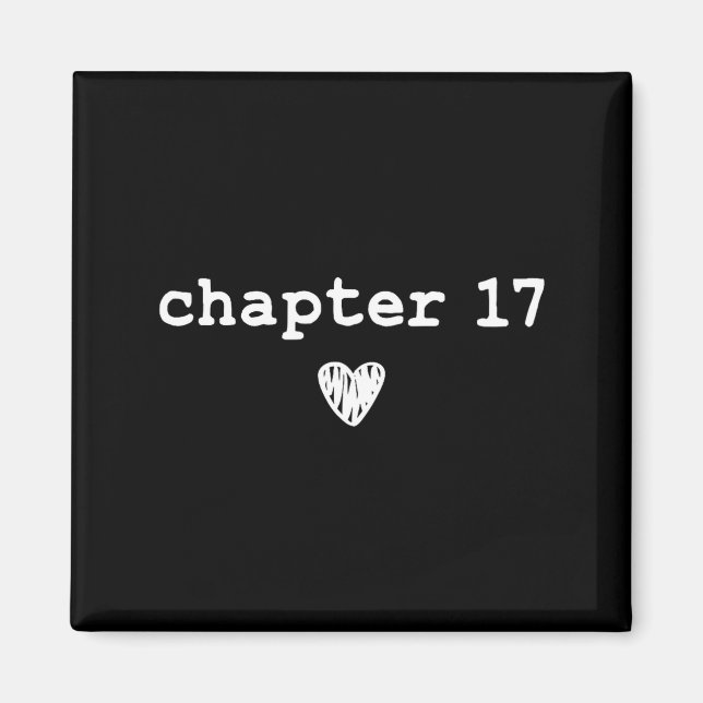 Chapter 17 _ Book Lovers Readers &amp; Aus 17th Bi Magnet (Front)