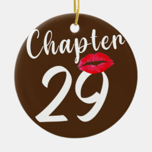 Chapter 29 lip happy birthday  ceramic tree decoration