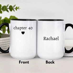 Chapter 40th Birthday Mug