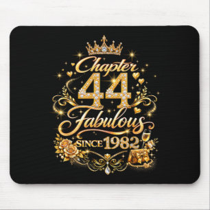 Chapter 44 Fabulous Since 1982 Floral 44th Mouse Mat