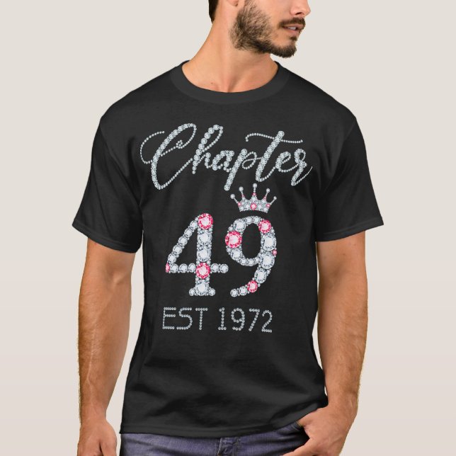 Chapter 49 EST 1972 49Th Birthday Gift Tee For Wom (Front)