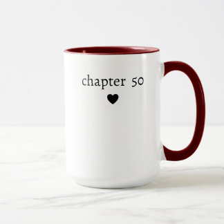 Chapter 50 Personalised 50th Golden Birthday Mug