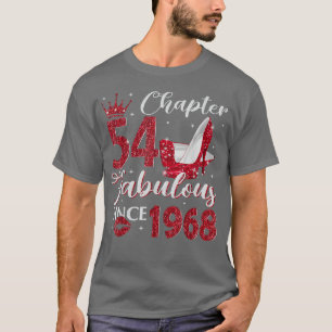 Chapter 54 Fabulous Since 1968 54Th Birthday Gift T-Shirt