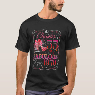 Chapter 55 Fabulous Since 1970 55th Diamond Birthd T-Shirt
