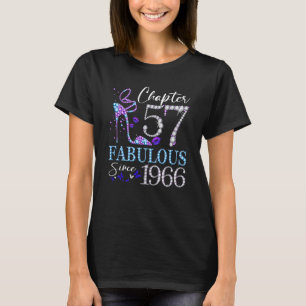 Chapter 57 Fabulous Since 1966 57th Birthday Queen T-Shirt