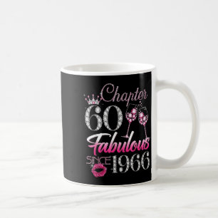 Chapter 60 Fabulous Since 1966 60Th Birthday Coffee Mug