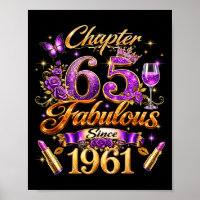Chapter 65 Fabulous Since 1961 65th Birthday Women