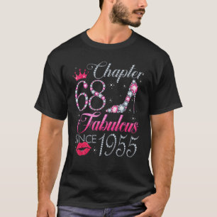 Chapter 68 Fabulous Since 1955 68Th Birthday  For  T-Shirt