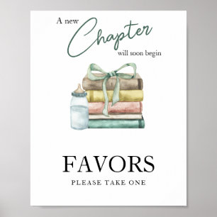 Chapter baby shower - Favours Poster