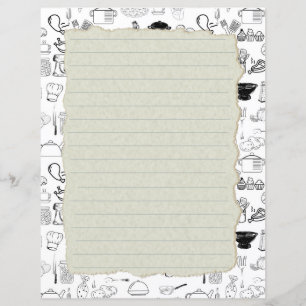 Chapter Divider Pages for Recipe Binders