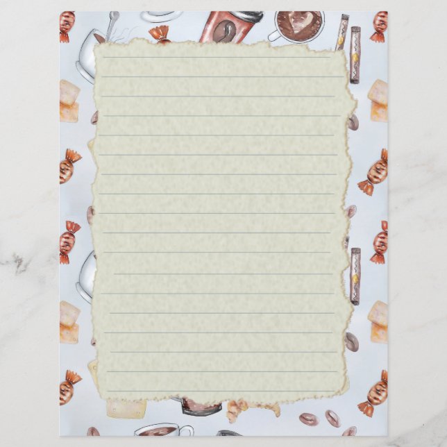 Chapter Divider Pages for Recipe Binders (Front)