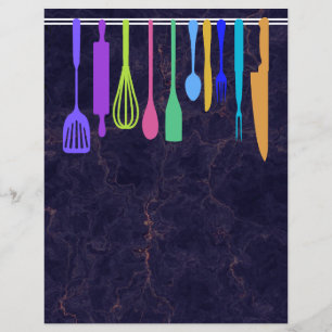 Chapter Divider Pages for Recipe Binders