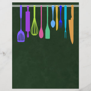 Chapter Divider Pages for Recipe Binders