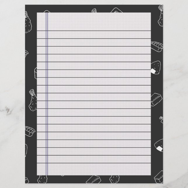 Chapter Divider Pages for Recipe Binders (Front)