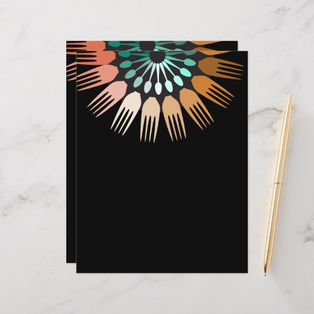 Chapter Divider Pages for Recipe Binders (Front/Back In Situ)