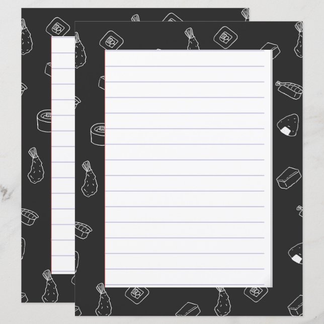 Chapter Divider Pages for Recipe Binders (Front/Back)