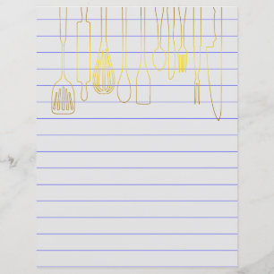 Chapter Divider Pages for Recipe Binders