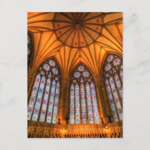 Chapter House York Minster Postcard