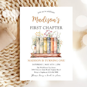 Chapter One Storybook Birthday Invitation