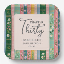 Chapter Thirty Floral Storybook 30th Birthday