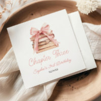 Chapter Three Pink Bow Books 3rd Birthday Party