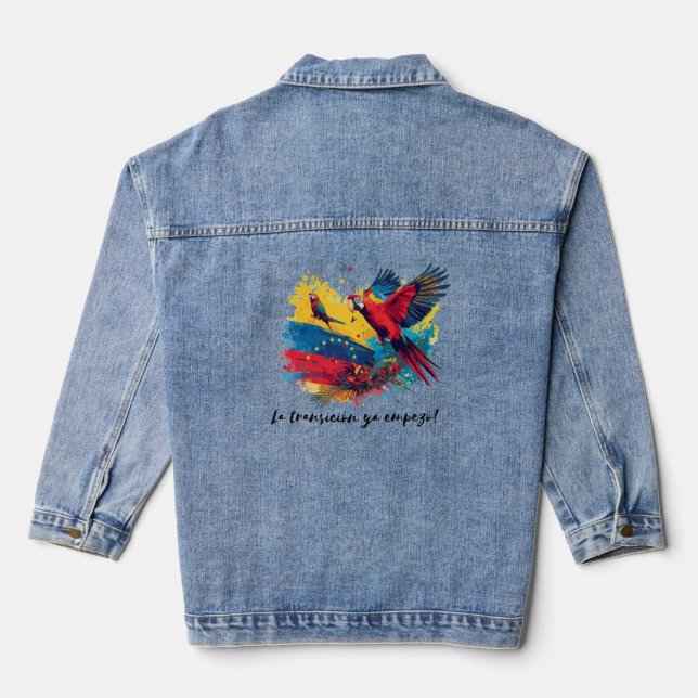 Chaqueta - the transition has already begun denim jacket (Back)