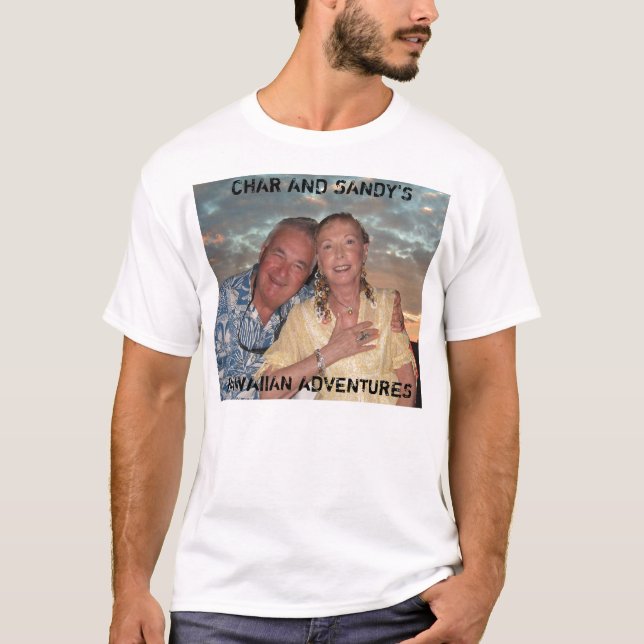 CHAR AND SANDY'S ADVENTURES T-Shirt (Front)